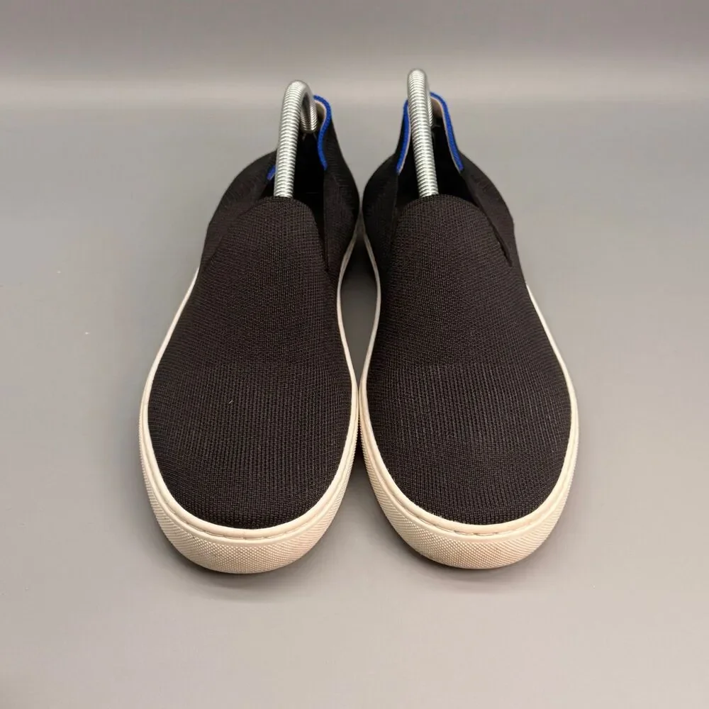 Rothy's The Original Slip on Sneakers Women's 10 Black Low Top Comfort Shoes